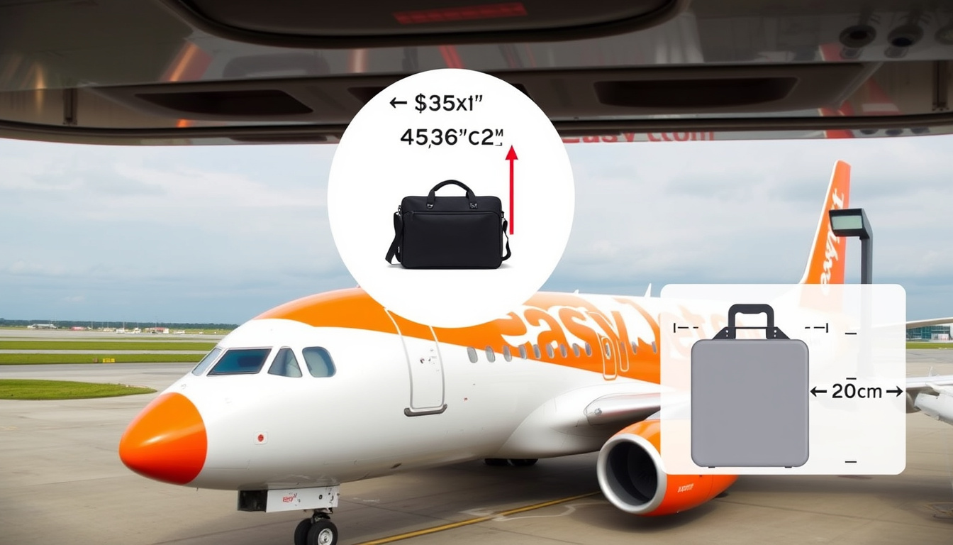 Bagage à main EasyJet : dimensions, règles et astuces 45x36x20